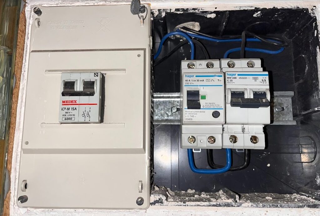 Instalación eléctrica antigua